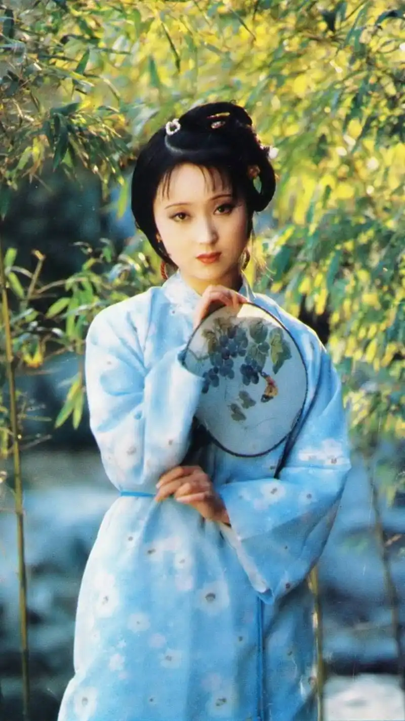 87版红楼梦林黛玉旧照,高清图片,手机锁屏桌面-壁纸族