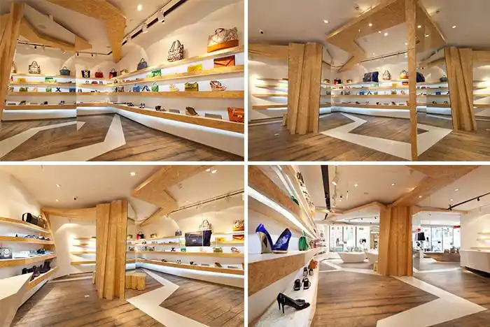 时尚而富有创意的复式商铺专卖店店面设计方案