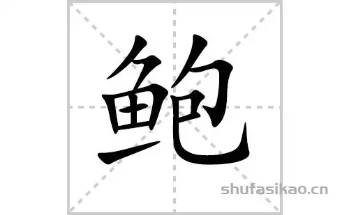 鲍的笔顺笔画怎么写鲍的笔画拼音解释及成语详解