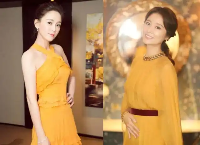 看完陈乔恩穿黄色薄纱裙,再看林心如的,才知道霍建华为何娶心如