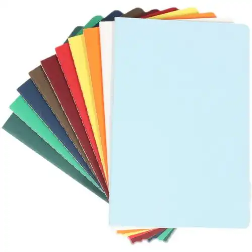 笔记本子简约学生加厚彩色记事本a5清新车线日记软面抄作业可定制 -