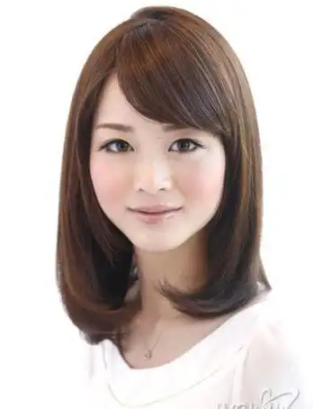 斜刘海适合什么脸型:修饰脸型的斜刘海发型