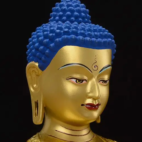 佛像阿弥陀10寸铜全鎏金藏传佛教密宗供佛三宝佛家摆件