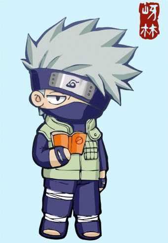 超可爱的q版火影人物图卡卡西