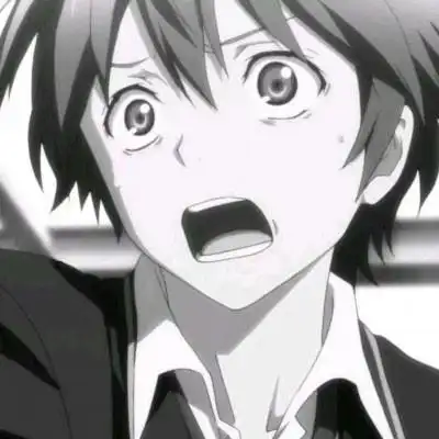 黑白丧系动漫男头像男生丧系黑暗压抑头像