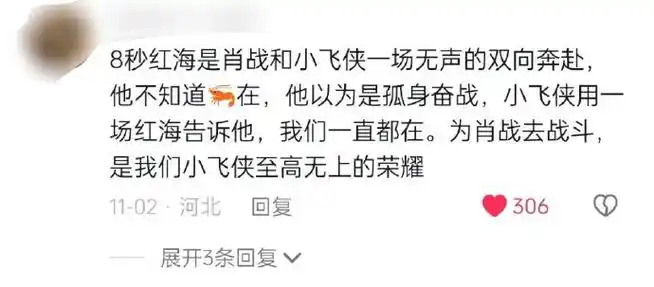 肖战 红海#8秒红海,肖战和小飞侠一场无声的双向奔赴又多多少人是