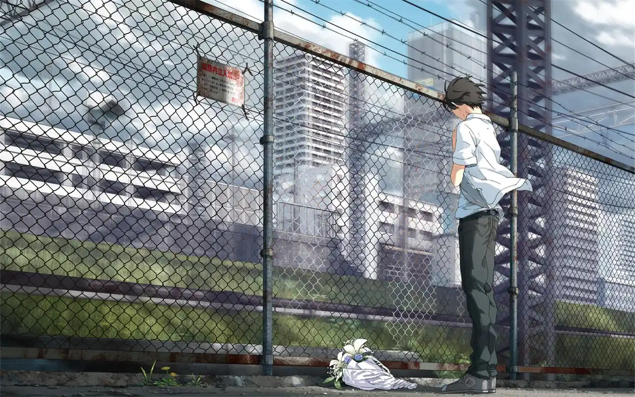 男孩的身影唯美意境动漫电脑桌面壁纸高清大图预览1920x1200_卡通动漫