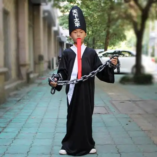 巴拉··巴拉品牌万圣节恶搞服装儿童服装cos化妆舞会装扮恐怖小僵尸