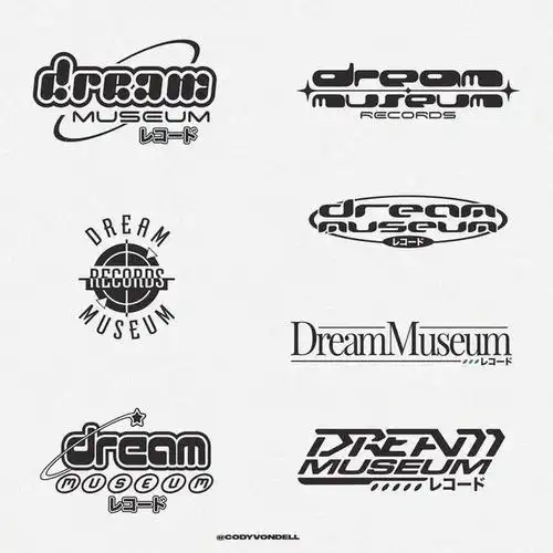 潮流字体logo设计收藏起来