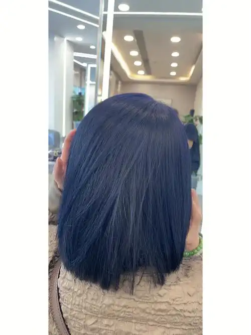染发推荐蓝黑色