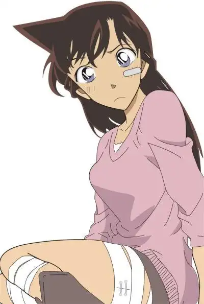 名侦探柯南小兰哭