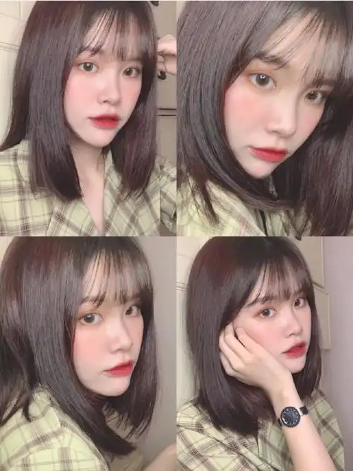 法式刘海推荐|超修饰脸型的初恋头发型来啦