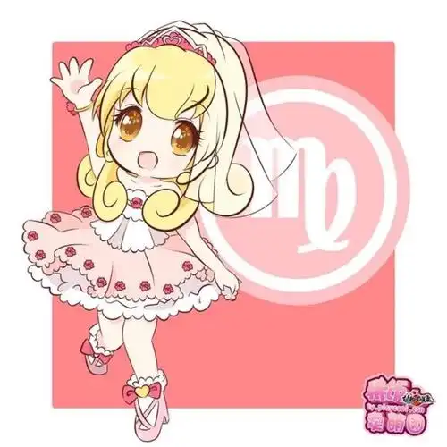 十二星座q版动漫少女系列～ - 堆糖,美图壁纸兴趣社区