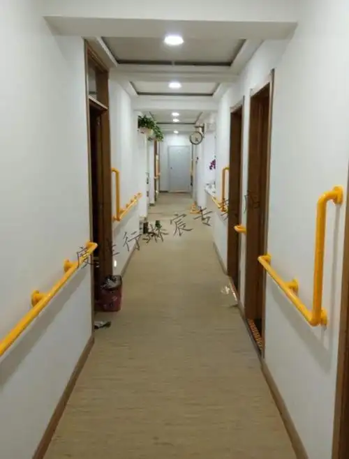 无障碍楼梯扶手 栏杆医院养老院走廊扶手老人残疾人安全防滑拉手 白色