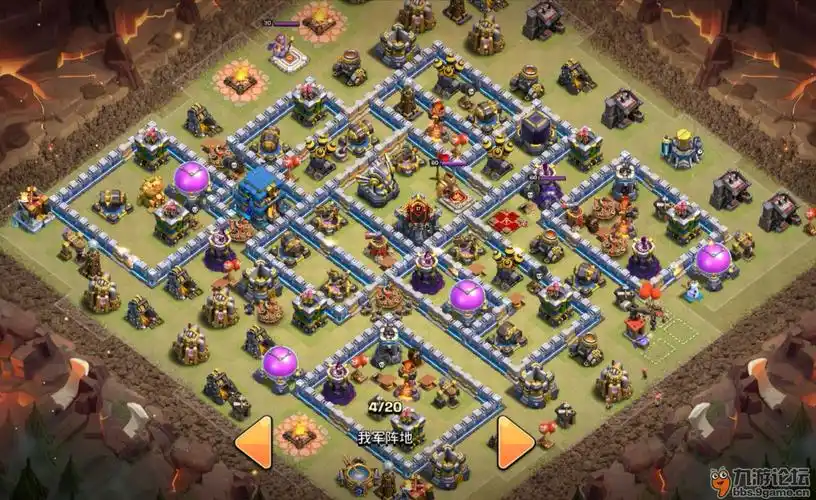 大神们给我推荐几个12本能防2星的阵呗_部落冲突_九游论坛