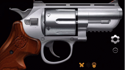 游戏中,玩家需在左轮手枪弹夹内装上1颗子弹,任意旋转弹夹后由参与者