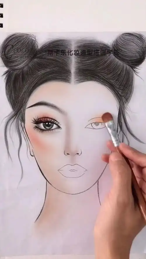 美人图化妆练习