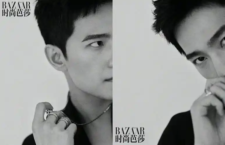 杨洋登《时尚芭莎》11月封面,大秀肌肉演绎性感轻熟男