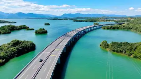 中国最美水上公路庐山西海