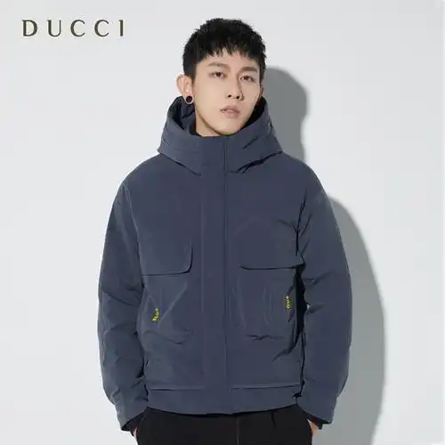 2020年新款冬季羽绒服男短款加厚潮流潮牌宽松外套男装立领帅气潮