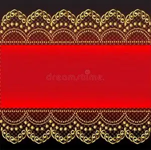 金色和红色背景图片