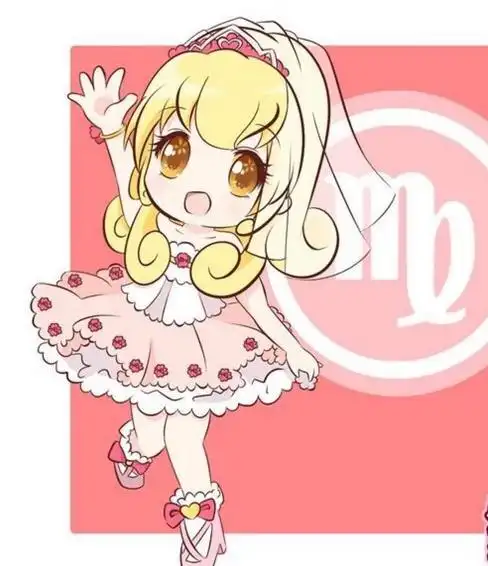 十二星座萌少女q版图片大全