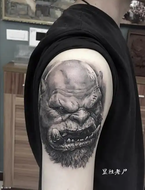 魔兽世界肩部纹身图案大全 - 纹身大咖