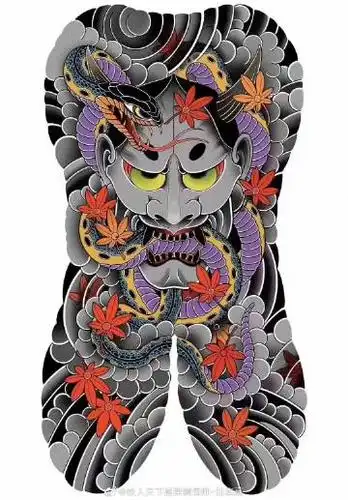 满背般若纹身#满背纹身##纹身手稿##杭州纹身#杭州