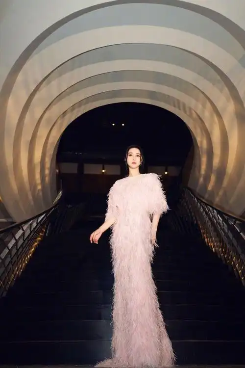 红毯女王终于回归!范冰冰晚宴造型彻底封神,穿羽毛礼服美成主角