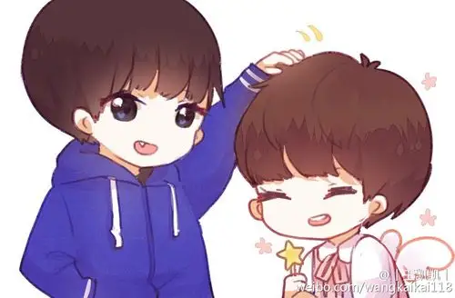 tfboys roy karry 王源 王俊凯 手绘 cr.微博@奈留子