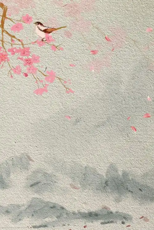 关键词:桃花古典唯美文艺广告背景 古典 中国风 祥云 工笔画 花卉 鸟