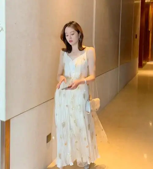 白色吊带纱裙-特价促销-优惠券领取-价格|多少钱|什么牌子好-35优惠券