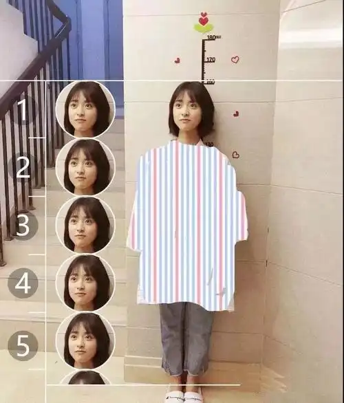 根据沈月之前自己发的一条测身高的照片,再经过娜姐换算,可以看出沈月