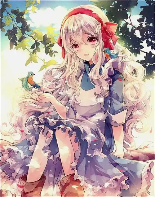 人物绘画,甜美风二次元动漫插画图集,很注意细节的画师