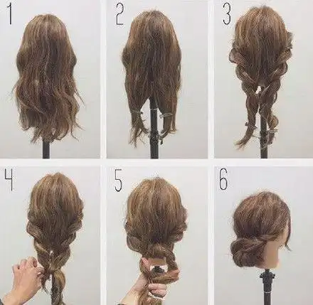 中长发编发教程 每天都有新花样