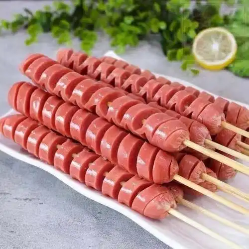 火龙15串包装弹力肠烤香肠开花肠串烧烤冷冻香肠