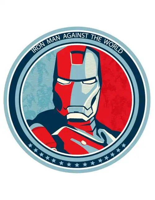 求这张钢铁侠t恤图案的原图.