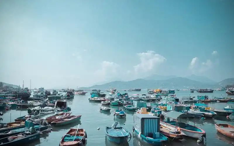 港口城市特色风景高清电脑壁纸