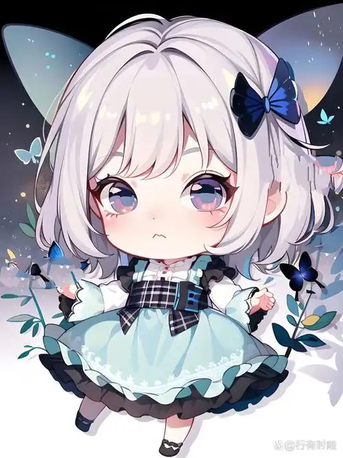 绘画素材 | 敲可爱的~q版动漫少女