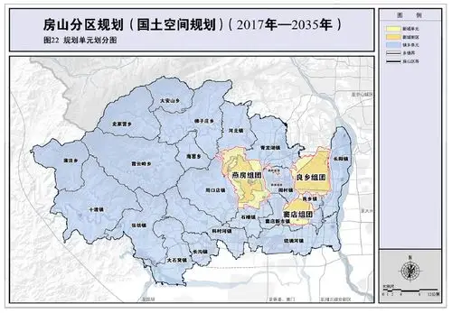 22张图看30年后房山房山分区规划全文发布