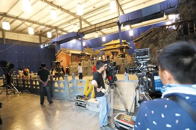 30集古装武侠电视剧《武当一剑》在武当山热拍