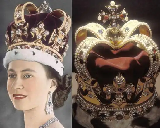 这个王冠专门用于新君主的加冕礼,同时也是伊丽莎白二世加冕使用的