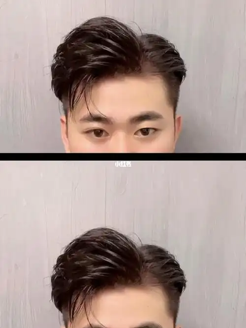 型男的二八背头简直是太帅了男士造型男士造型教程男士造型教学