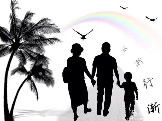 "父母儿女一场,是背影渐行渐远的修行".