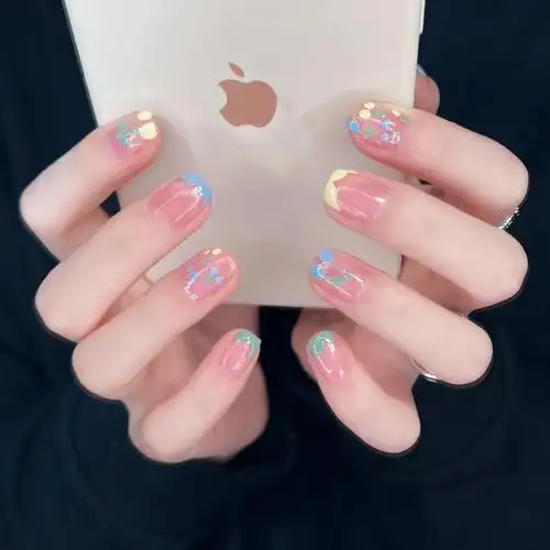 夏日特别樱桃可爱ins简约清新显白美甲