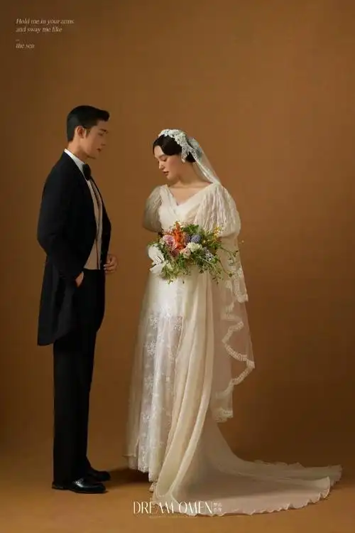 复古法式的风格  将仪式感与浪漫完美呈现09    #南京婚纱照##复古