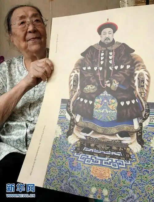 8月14日,95岁高龄的孔子77代嫡孙女孔德懋在北