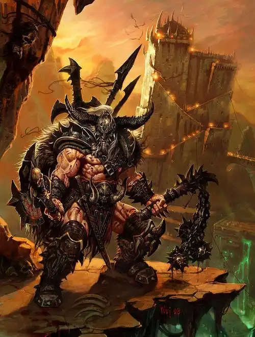 暗黑破坏神3原画作品选_高清图集_新浪网