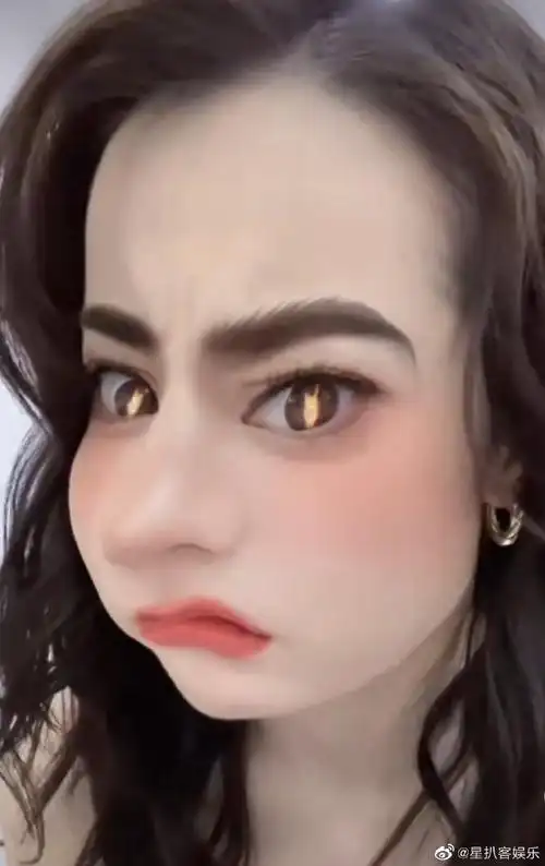 迪丽热巴奇奇怪怪的滤镜