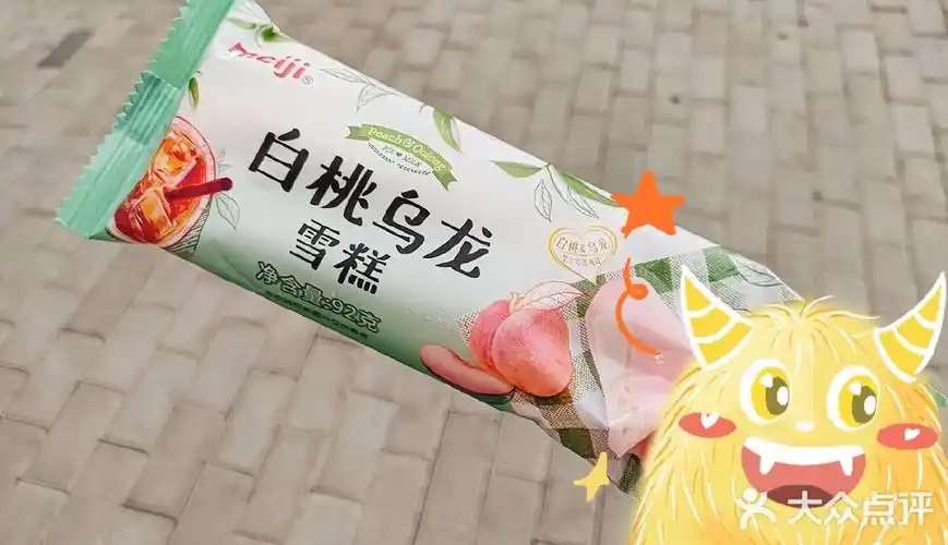 明治meiji白桃乌龙雪糕91